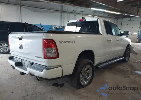 2022 Ram 1500 Big Horn Quad Cab 4X4 6'4 Box from USA, damaged, VIN 1C6SRFBT2NN161749